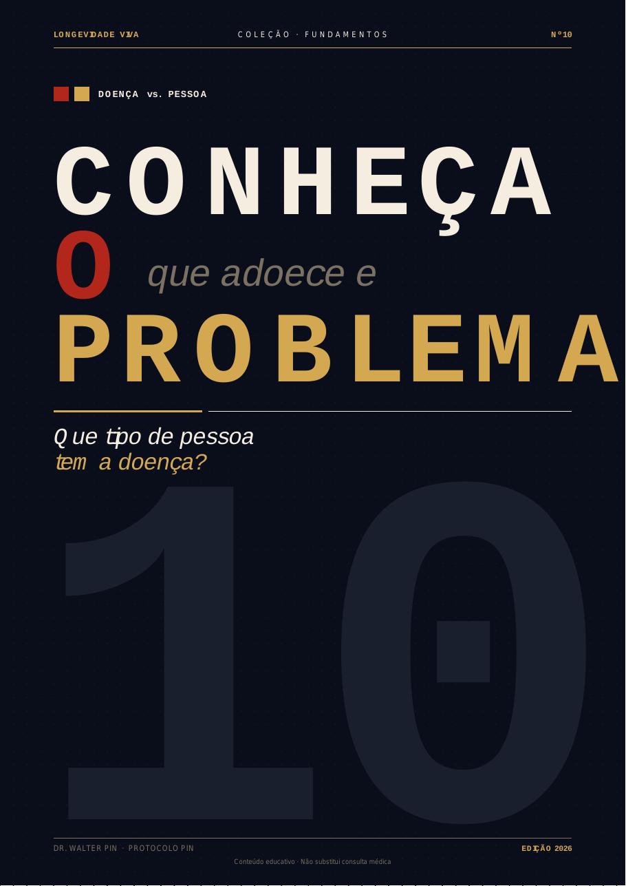 Pré-visualização da capa — Conhecer o Problema: doença & história